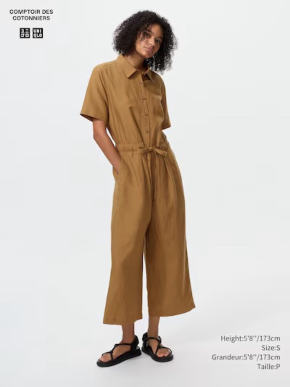 Ladies Uniqlo Linen Blend Jumpsuit - NWT